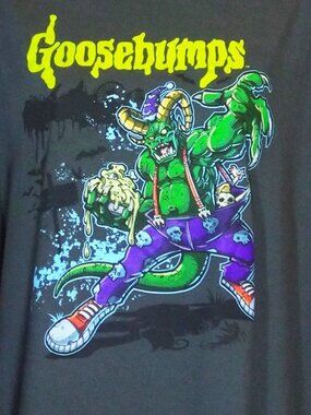 MEN'S GOOSEBUMPS x GEEKFUEL EXCLUSIVE SHIRT MENS SIZE 2XL HORRORVILLE MONSTER XX